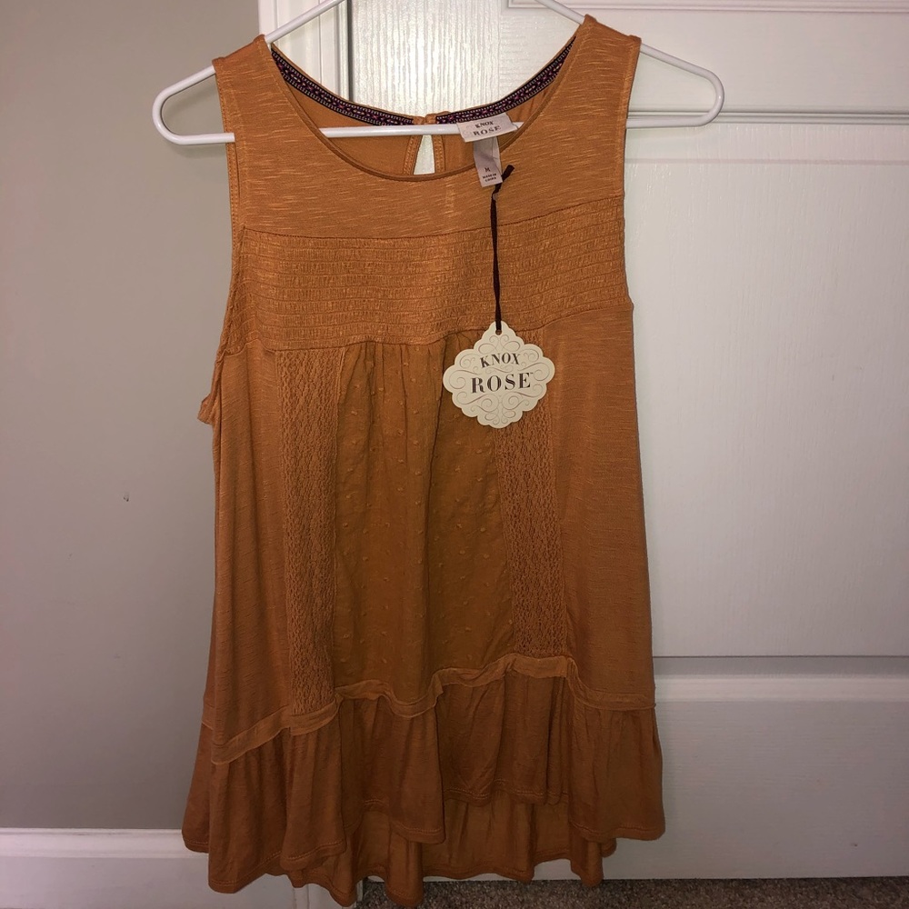Mustard Tank Top
